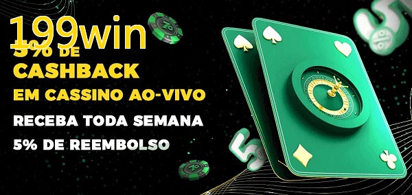 Promoções do cassino ao Vivo 199win